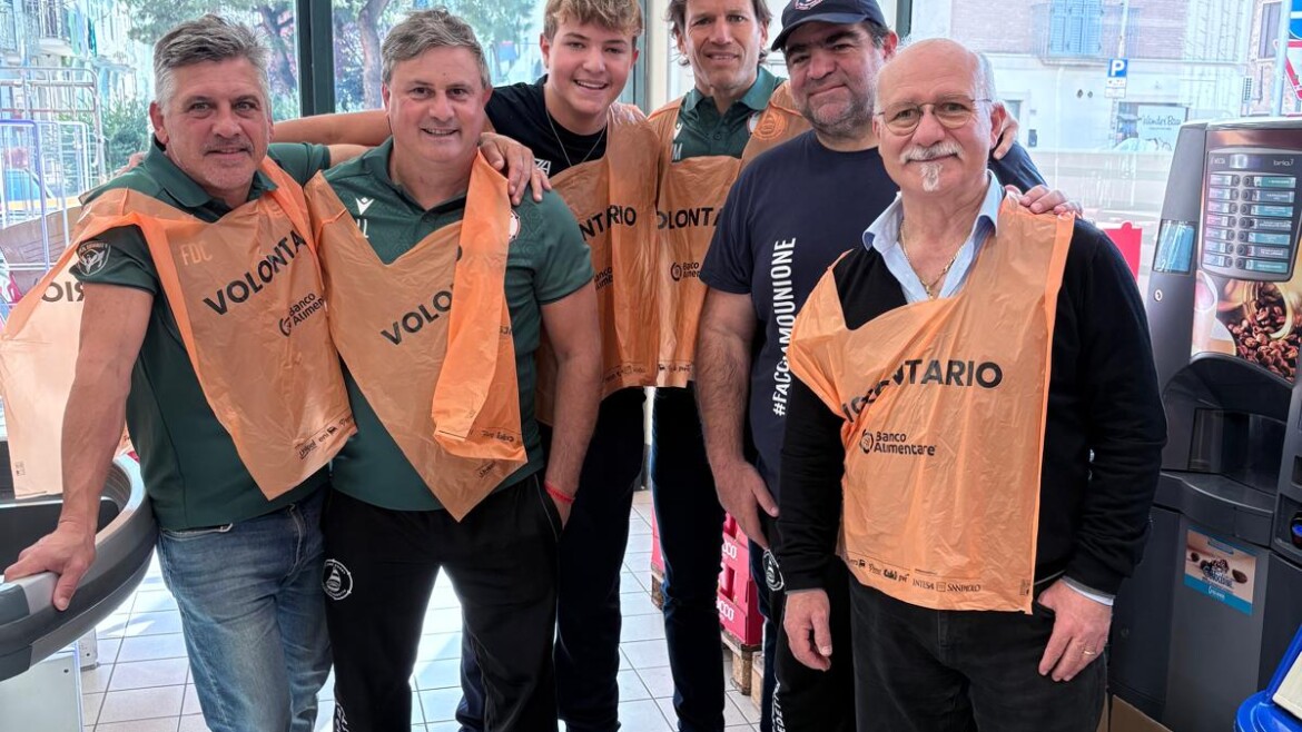 L’Unione Rugby San Benedetto al fianco del Banco Alimentare per la Colletta 2025