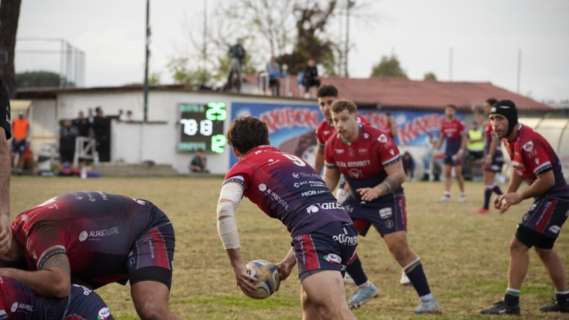 L’Unione Rugby cede a Roma: la rimonta non basta, il Rugby Roma vince 22-12